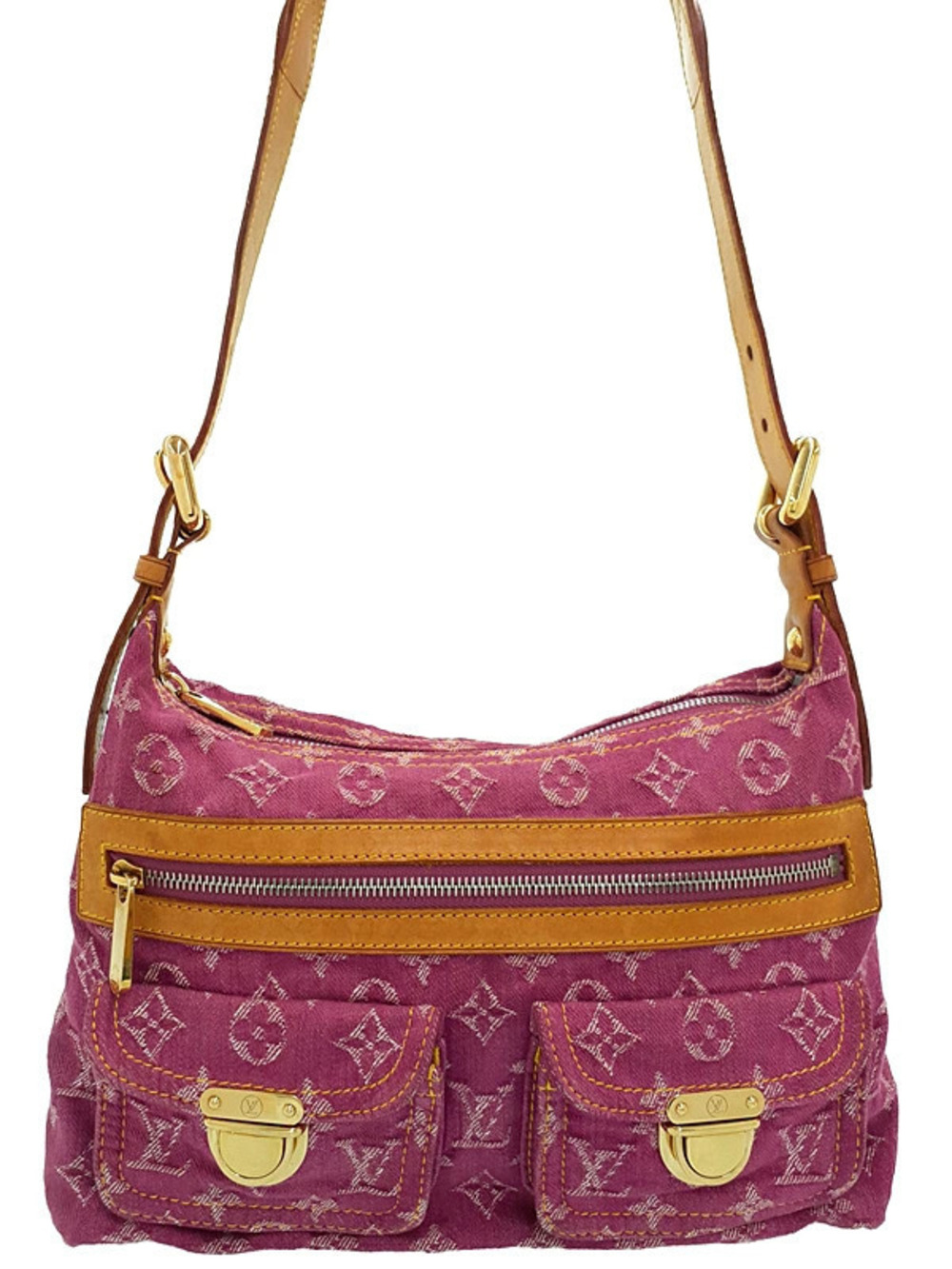 Louis Vuitton Monogram Denim Baggy Shoulder Bag